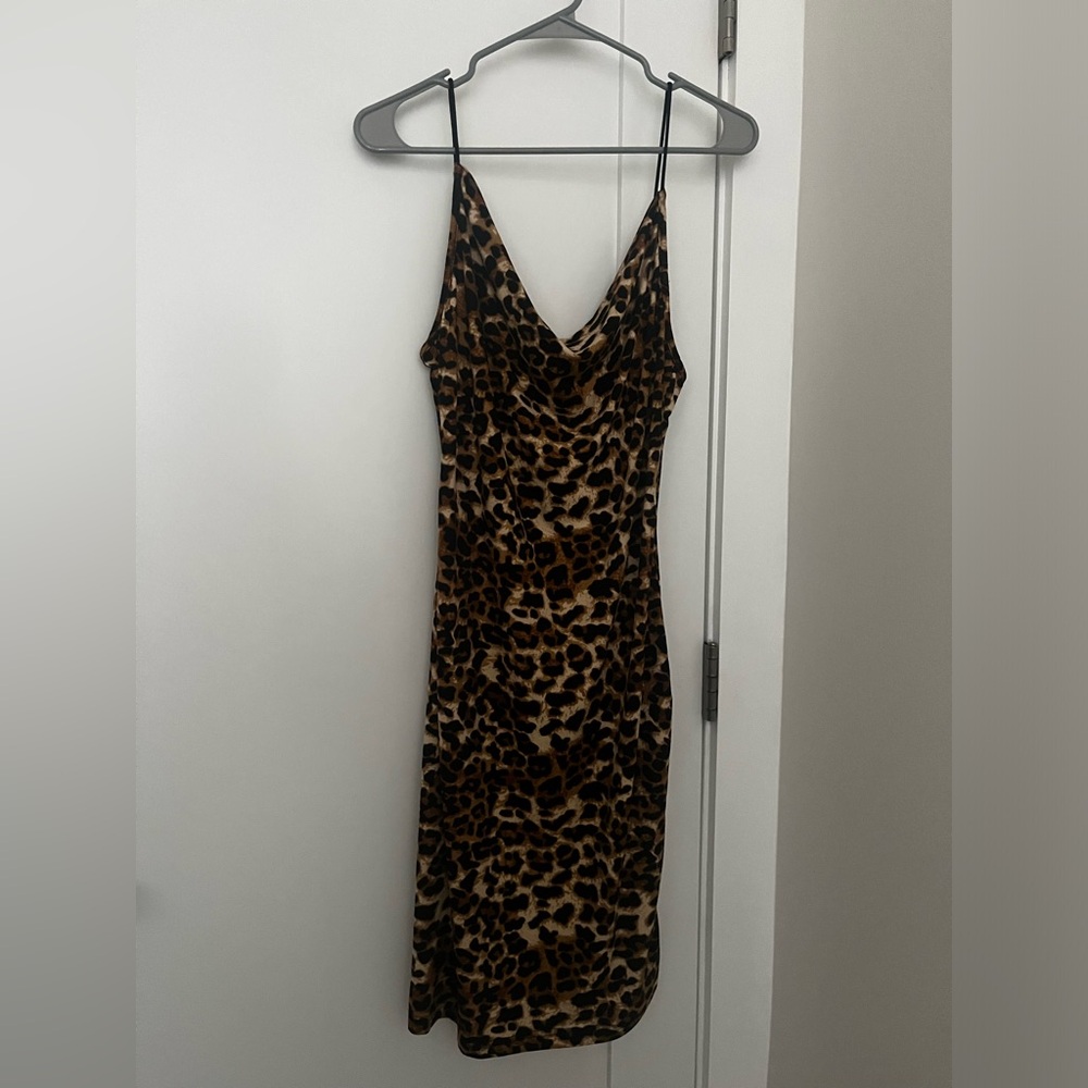 Leopard print dress